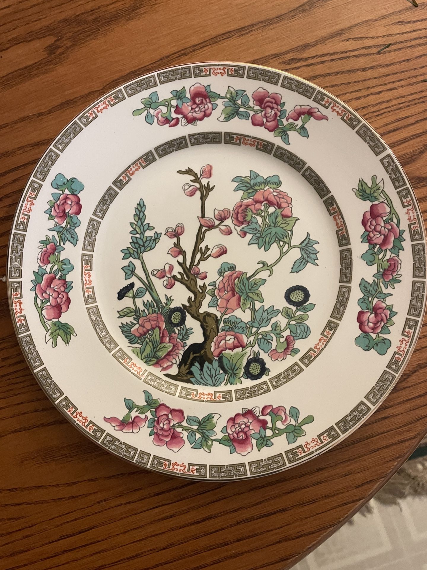 Antique "Chinaware" Plate - John Maddock & Sons Indian Tree  