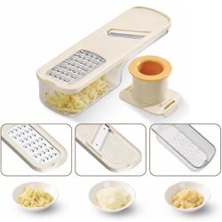 3 in 1 mini Ginger Garlic Grinder Super Thin, Multifunctional slicer Grater