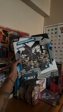 Black bolt binder collection Pokemon cards