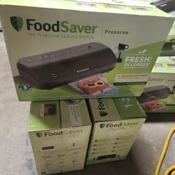 FoodSaver Preserve With Starter Kit Open Box Like New Condition