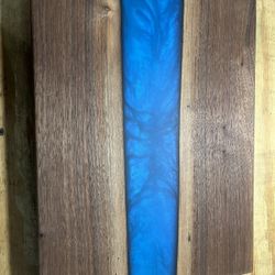 Black Walnut And Epoxy Cutting Board