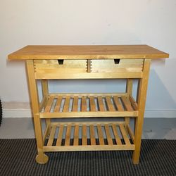 IKEA Forhoja 2 drawer kitchen cart
