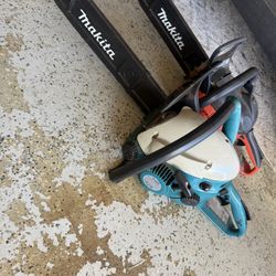 Two Chain Saws