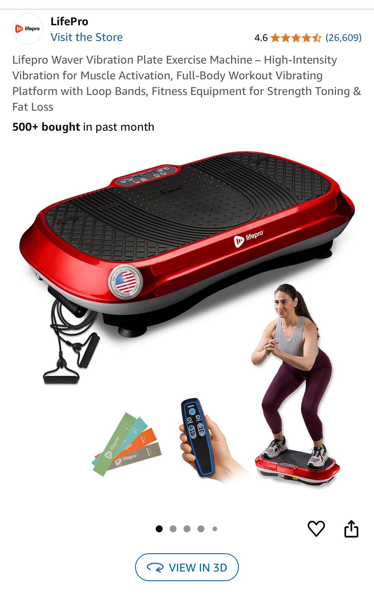 Lifepro Waver Vibration Plate Exercise Machine