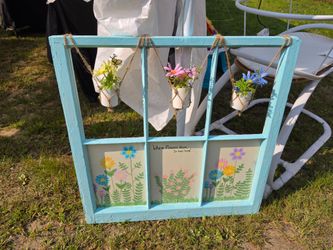Antique window decor