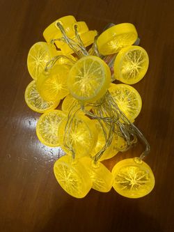 New Lemon Slice Shaped Battery Operated Lights