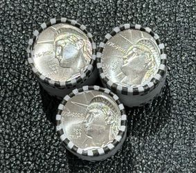 3 Uncirculated 2026 Denver  Enduring Liberty Half Dollar Rolls total of 60 coins