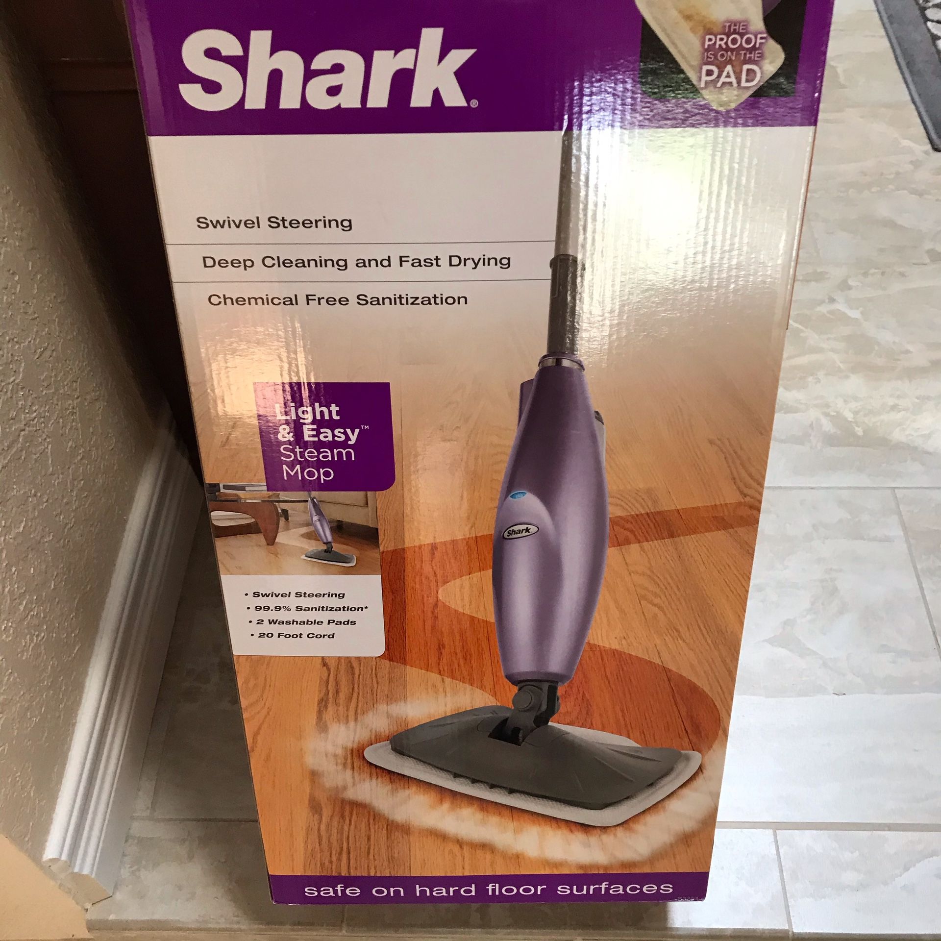 Shark steam mop