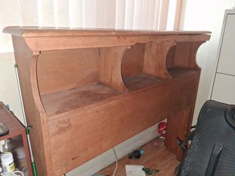 Kids headboard solid wood..I. good shape