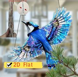 Skyward Wings Blue Jay Suncatcher