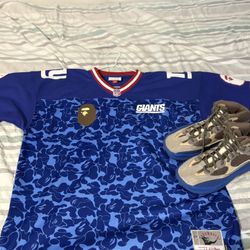 BAPE x Mitchell & Ness NFL New York Giants Legacy Jersey