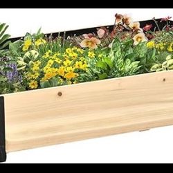 Raised Wood Stackable And Foldable Garden Beds, 2 Ft x 4 Ft