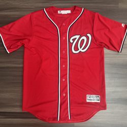 Majestic Daniel Murphy #20 Washington Nationals MLB Cool Base Jersey Men’s M