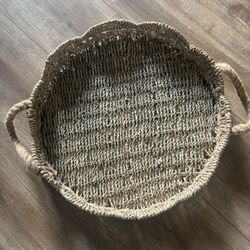 Large Decor Tray With Handles