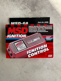 MSD 6A Ignition Box and MSD Ignition Coil New