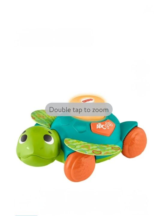 Fisher-Price Linkimal Sit To Crawl Sea Turtle Musical Learning Developmental Toy *Great Bridge*