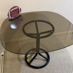 Glass Dining Table With Four Chairs