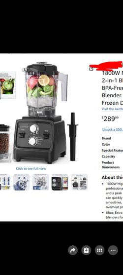 Brand new 1800w blender brand