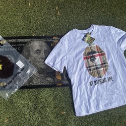 Burberry Bape Shirt (read Description)