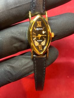 Vintage Mt. Rushmore Black Hills Gold Ladies Quartz Watch – New Condition