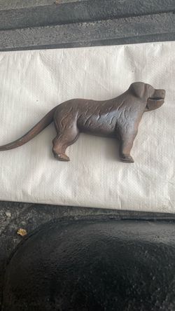 Vintage dog nut cracker