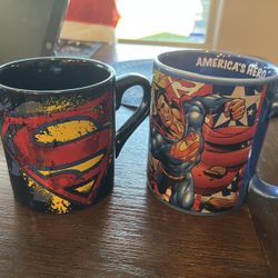 Superman Coffee Mugs price is for both. 