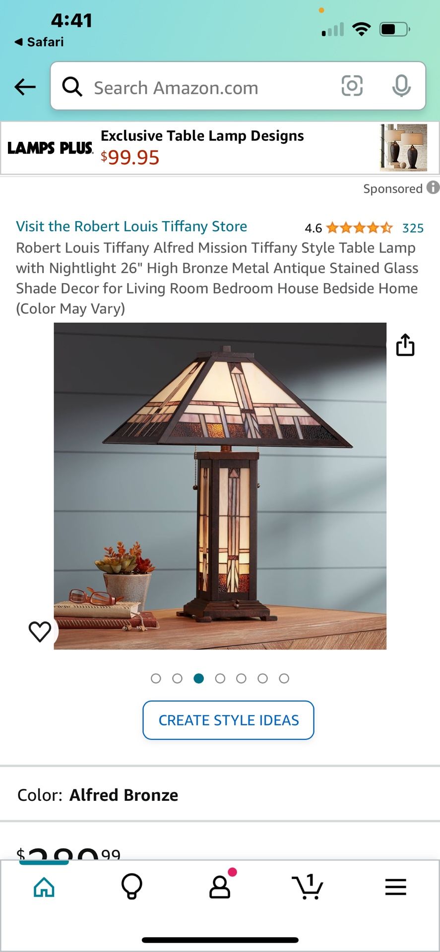Beautiful vintage Style Lamp