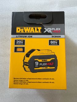 NEW 9AH DEWALT NEW BATTERY FLEXVOLT