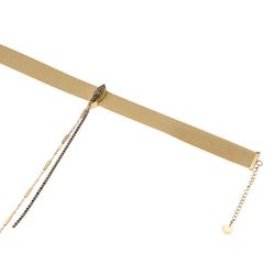 Gold Demon Choker Necklace