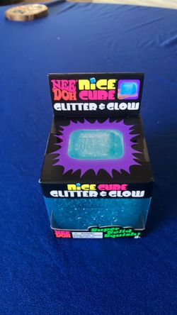 Nee Doh Nice Cube Glitter & Glow
