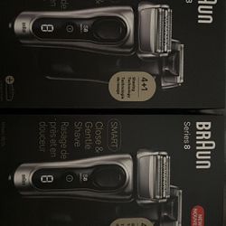 Braun Series 8 Electric Razor for Men, with 4+1 Shaving Elements & Precision Long Hair Trimmer, Close & Gentle Even on Dense Beard