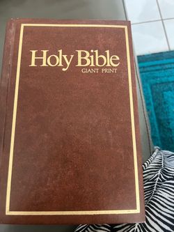 VTG 1976 King James Holy Bible Giant Print