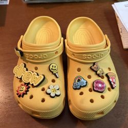 Crocs X Justin Bieber Drew House Yellow Classic Women 8, Men 6