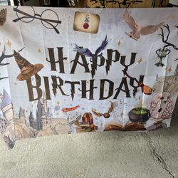 Harry Potter Backdrop For Birthday Party 