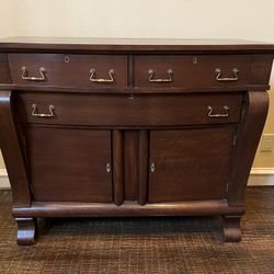 Unique, Antique early 20th century, Second American Empire style sideboard Buffet from National Furniture Company