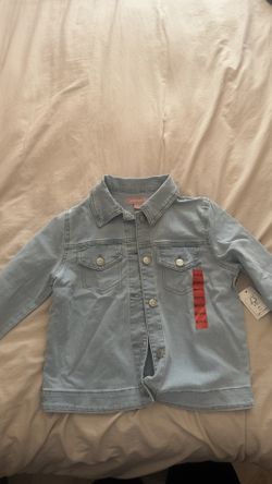 Girls Dress Size Medium Jean Jacket/ Dress Set
