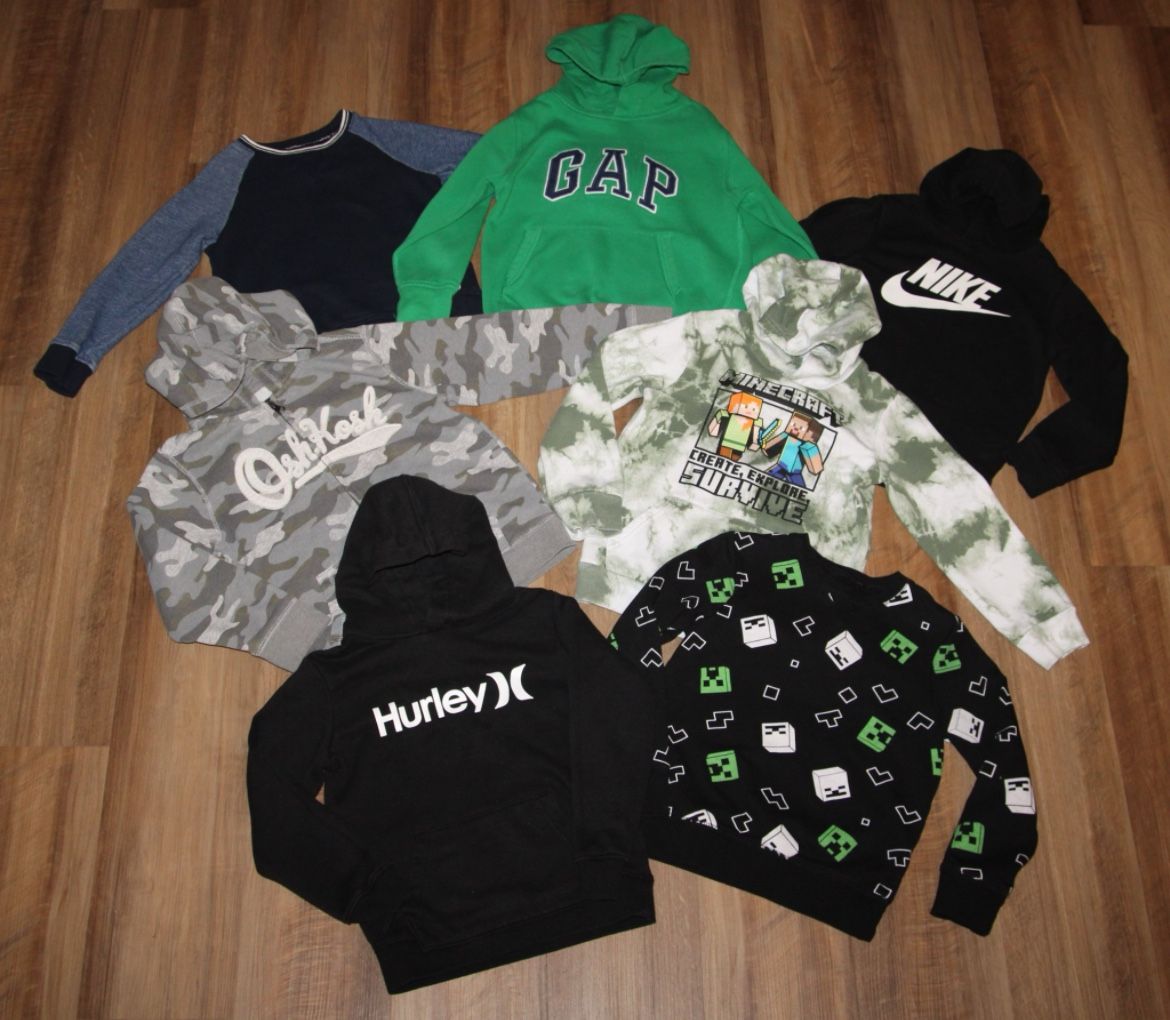 LIKE NEW Little Boy SIZE 7 Name Brand Sweatshirts Hoodies ⭐ $10.00 EACH