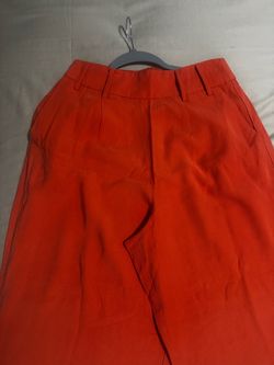 MANGO Orange Pants M /