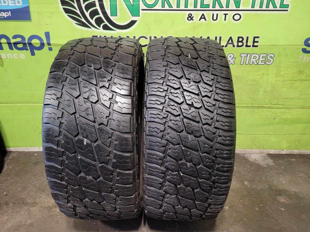 Two LT 305/55/20 121/118S 10 Ply Nitto Terra Grappler G2 AT (Free Mount And Balance)