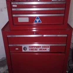 Craftsman Fifth Red Metal Tool Box 