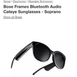 Bose Bluetooth Glasses