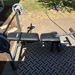 Weight Set And Bench