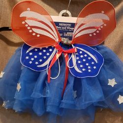 Patriotic Tutu and Wings