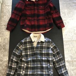 2 Brand New Old Navy Size Large Flannel Jackets.     Carhartt Patagonia Nike Adidas Jersey Vest Jacket Jordan weights sneakers.     Pick up 61st / 1st
