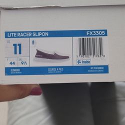 Size 11 women adidas Lite Racer Slip on  shoes 