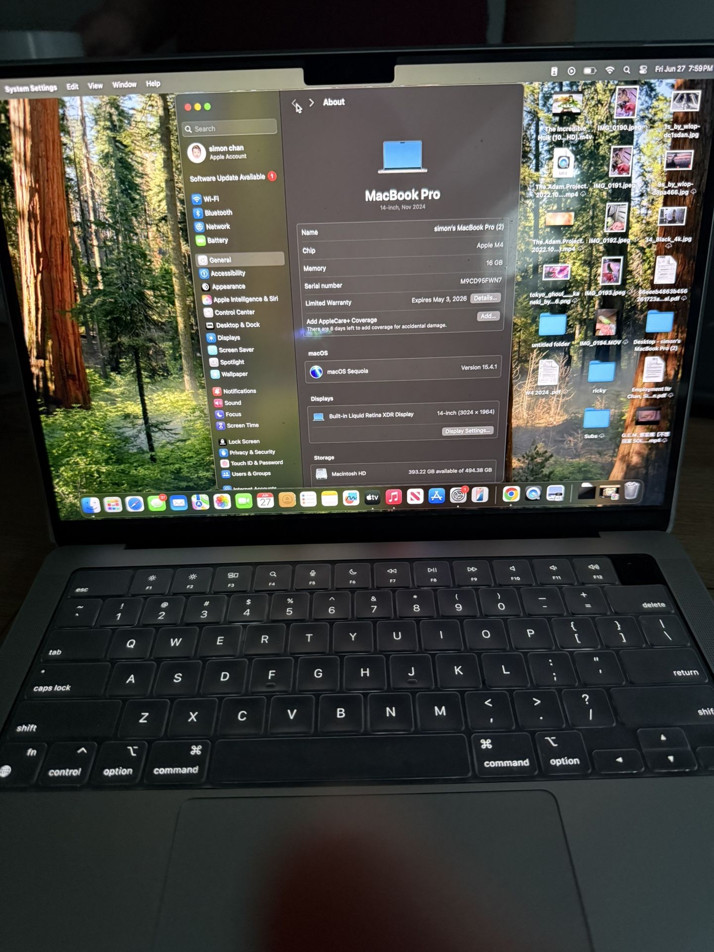 MacBook Pro 14 , M4 512gb