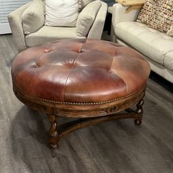 Round Sofa Bench-Foot Stool 43”