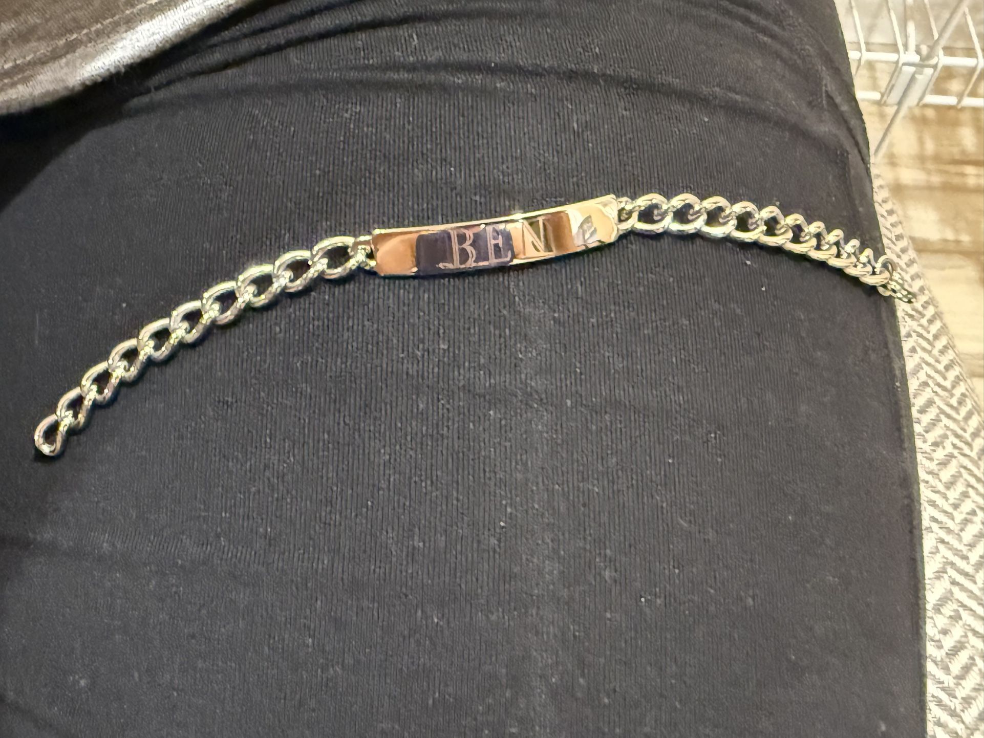 Engraved ID Bracelet - “BEN”