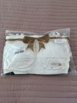White and Black Bra New in Packaging Size XL