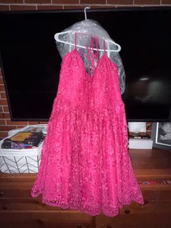 Fuchsia Dress Laced